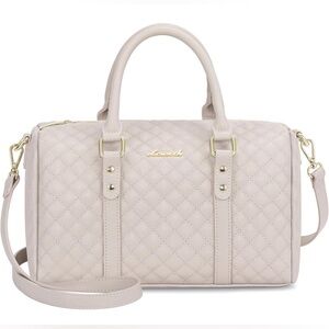 NWT Satchel Purses for Women, Leather Barrel Purse, Top Handle MULTI COLORS